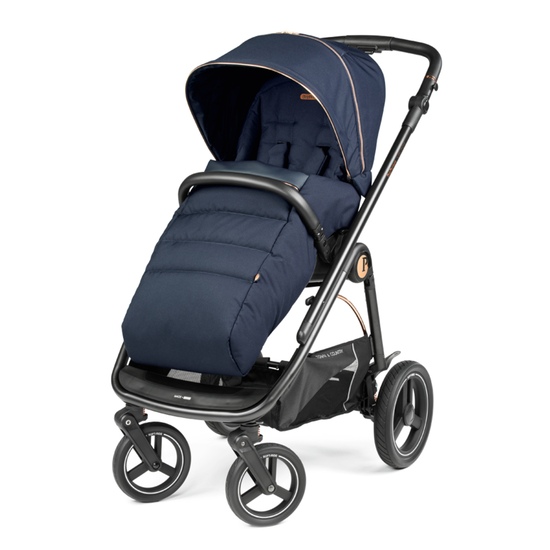 Детская коляска 2 в 1 Peg Perego Veloce TC Blue Shine - 1