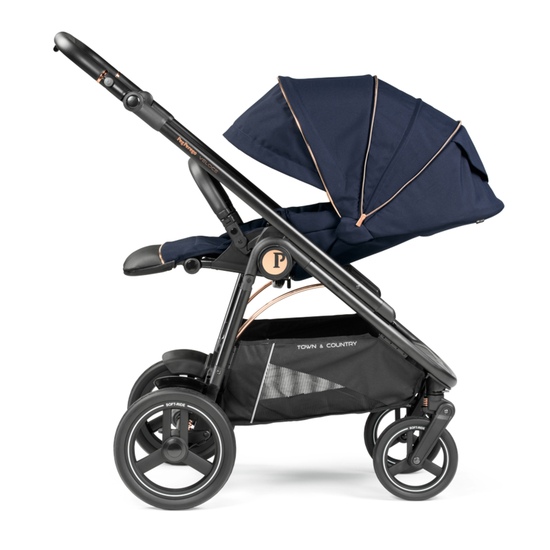Детская коляска 2 в 1 Peg Perego Veloce TC Blue Shine - 3