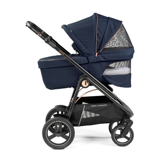 Детская коляска 3 в 1 Peg Perego Veloce TC Lounge Blue Shine - 5