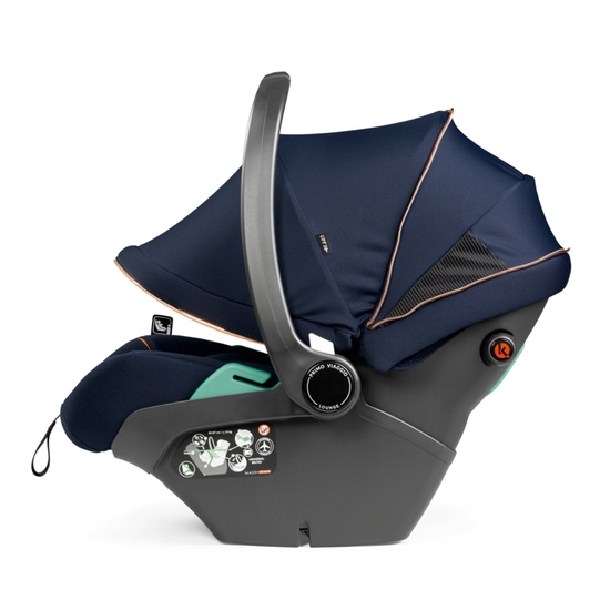 Детская коляска 3 в 1 Peg Perego Veloce TC Lounge Blue Shine - 12
