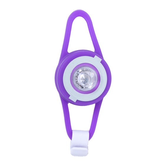 Габаритный фонарь Globber FLASH LIGHT LED Фиолетовый