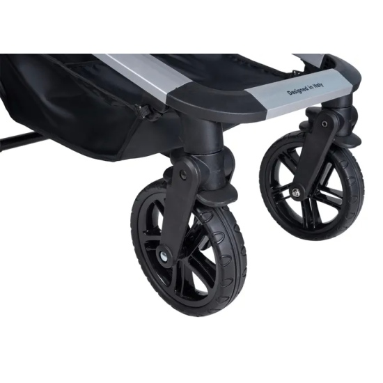 Коляска модульная 3в1 Farfello Zuma Trio Comfort Total black - 6