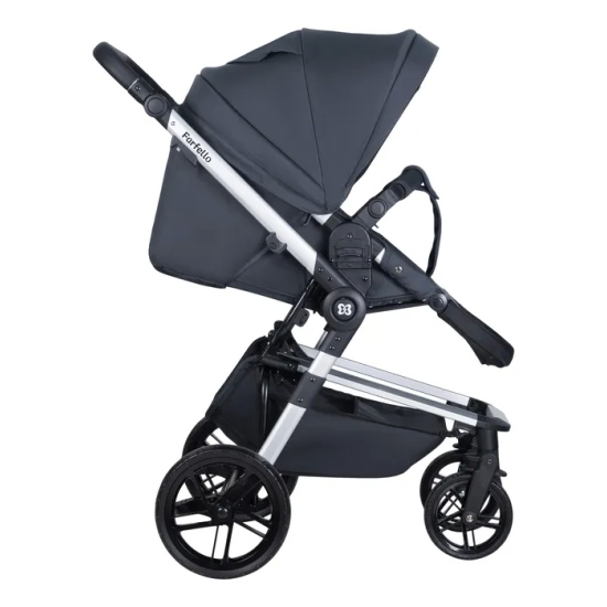 Коляска модульная 3в1 Farfello Zuma Trio Comfort Total black - 11