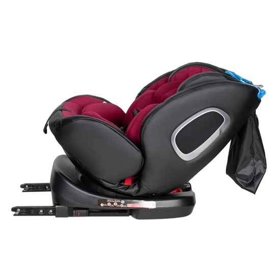 Автокресло детское Farfello ISOFIX YB102A(2) бордовый экокожа - 5