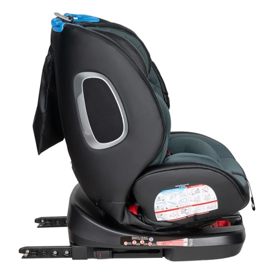 Автокресло детское Farfello ISOFIX YB102A(2) зелёный экокожа - 2