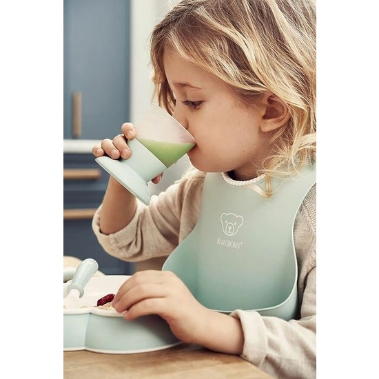 Нагрудник силиконовый Babybjorn Green - 1