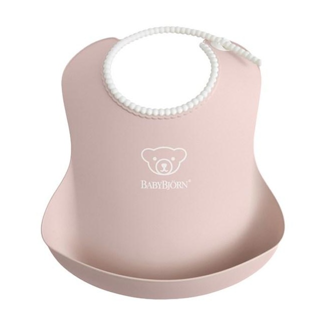 Нагрудник силиконовый Babybjorn Pink