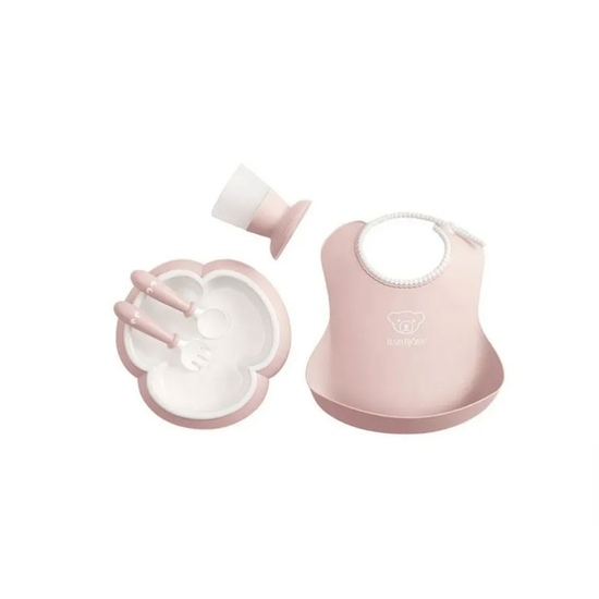 Набор посуды для кормления BabyBjorn (5 пр.) Розовый - 2