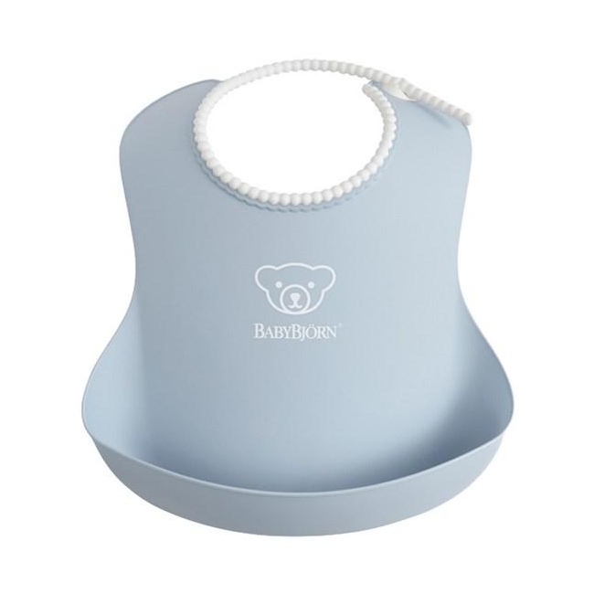 Нагрудник силиконовый Babybjorn Blue