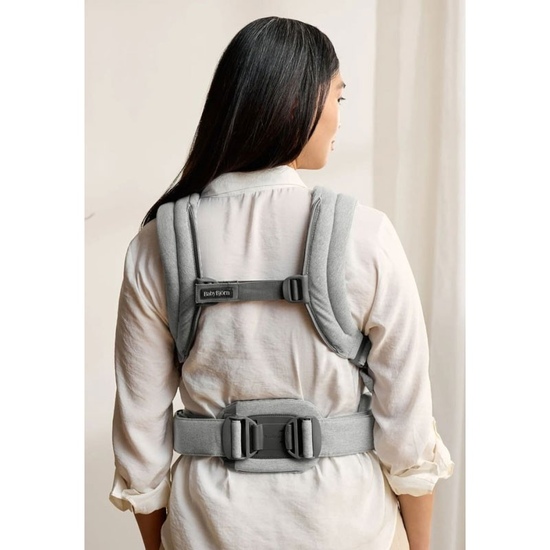 Эрго-рюкзак BabyBjorn Harmony Woven Light Grey Melange - 1