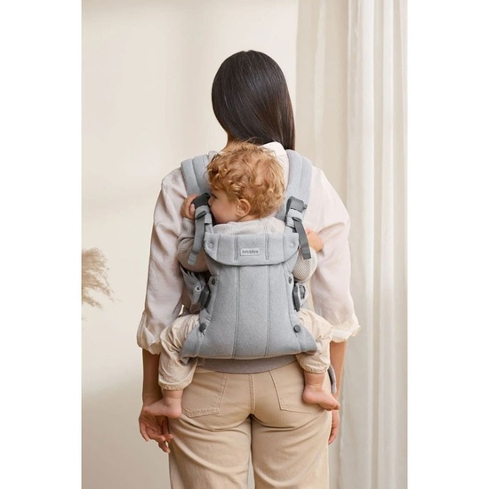Эрго-рюкзак BabyBjorn Harmony Woven Light Grey Melange - 2