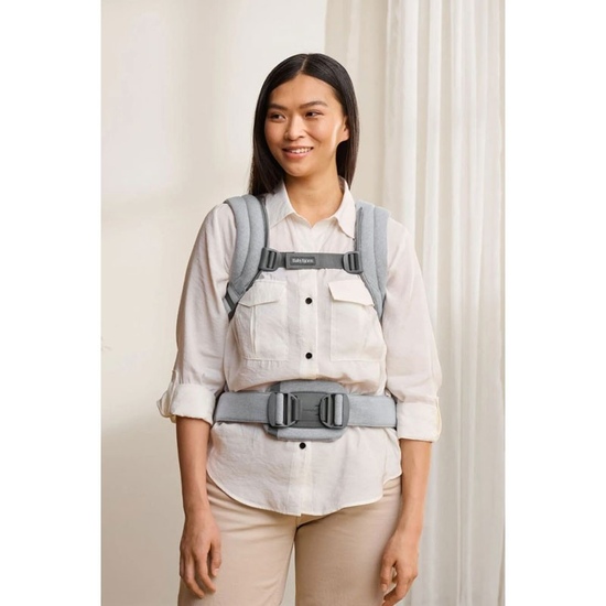 Эрго-рюкзак BabyBjorn Harmony Woven Light Grey Melange - 3