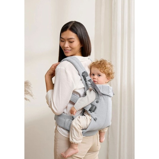 Эрго-рюкзак BabyBjorn Harmony Woven Light Grey Melange - 8