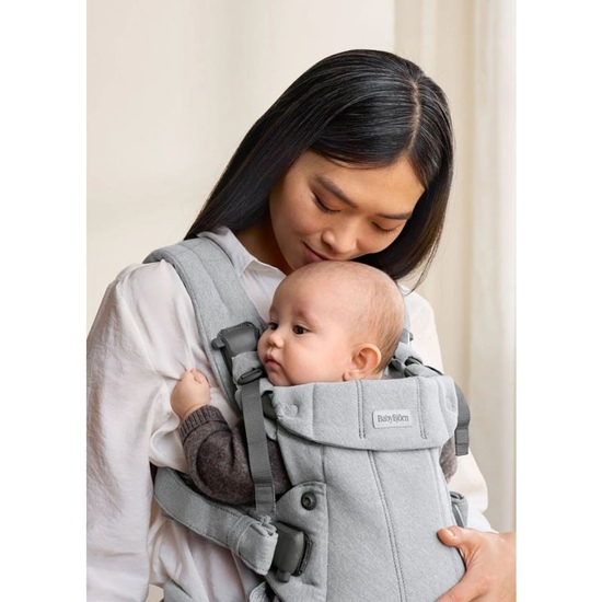 Эрго-рюкзак BabyBjorn Harmony Woven Light Grey Melange - 9