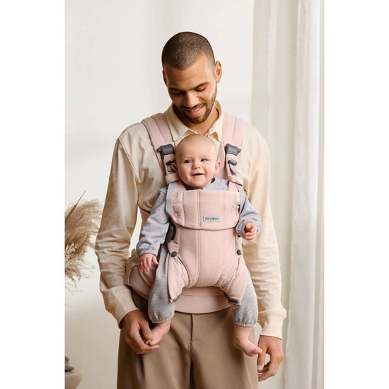 Эрго-рюкзак BabyBjorn Harmony Woven Light Pink Melange - 2