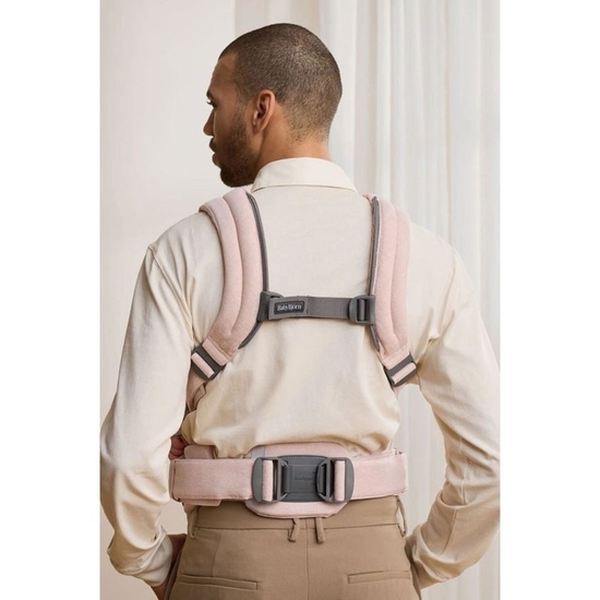 Эрго-рюкзак BabyBjorn Harmony Woven Light Pink Melange - 4