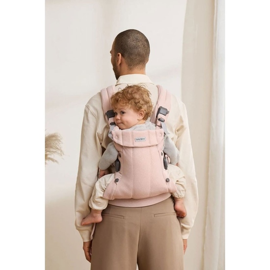 Эрго-рюкзак BabyBjorn Harmony Woven Light Pink Melange - 5
