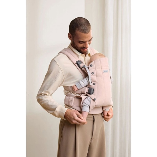 Эрго-рюкзак BabyBjorn Harmony Woven Light Pink Melange - 8