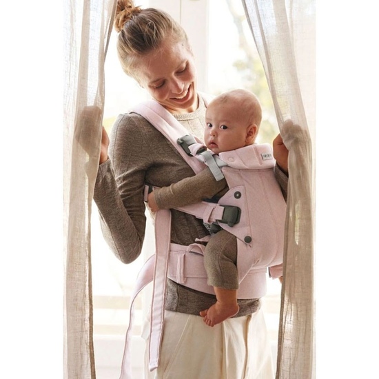 Эрго-рюкзак BabyBjorn Harmony Woven Light Pink Melange - 10