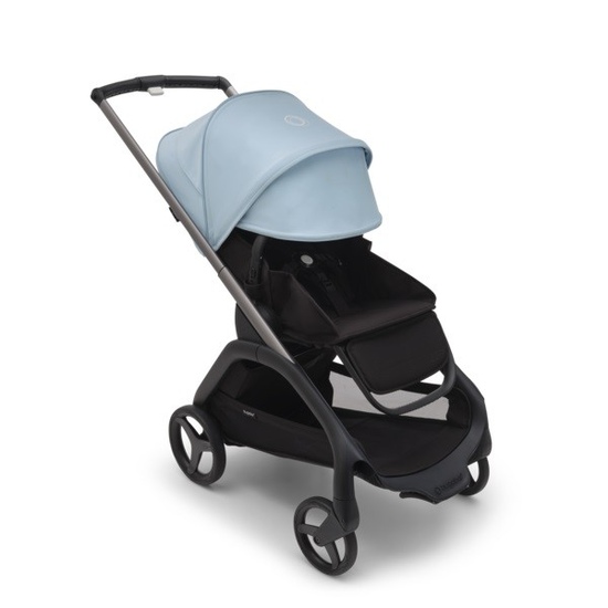 Коляска прогулочная Bugaboo Dragonfly Graphite Midnight Black/ Skyline Blue - 11