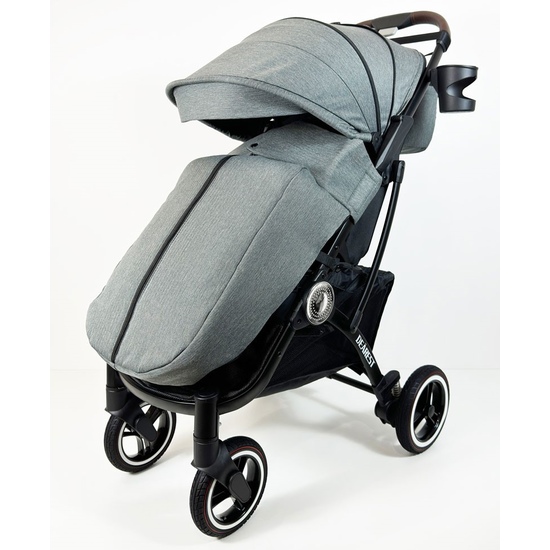 Прогулочная коляска DEAREST 820 Plus (2024) Серый/Черная рама - 4
