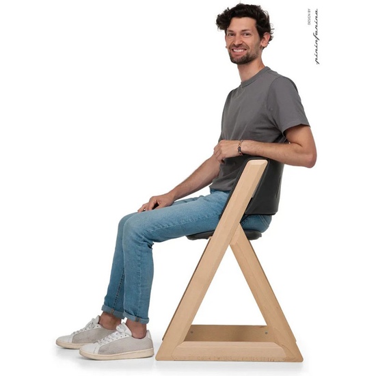 Растущий стул из бука Foppapedretti Stile Graphite - 4