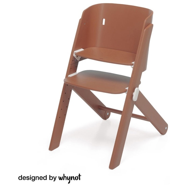 Растущий стул из бука Foppapedretti Tiramisu Terracotta