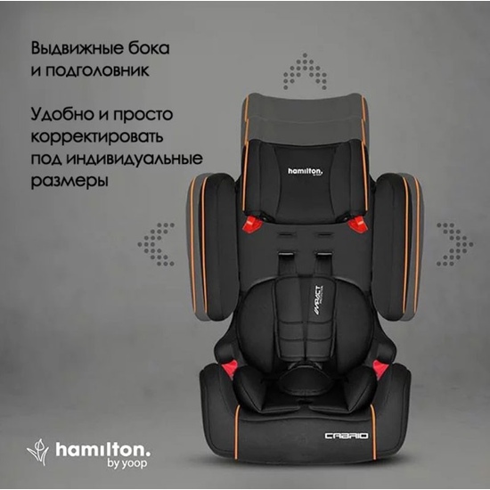 Автокресло Hamilton Cabrio neon red - 11