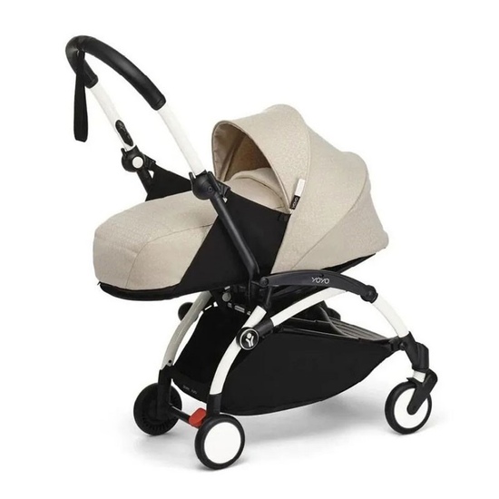 Коляска 2 в 1 Stokke YoYo³ Newborn pack Bonpoint белая рама - 1