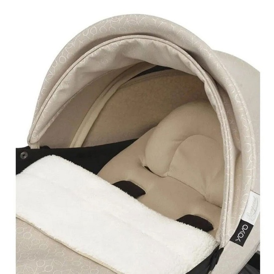 Коляска 2 в 1 Stokke YoYo³ Newborn pack Bonpoint белая рама - 2