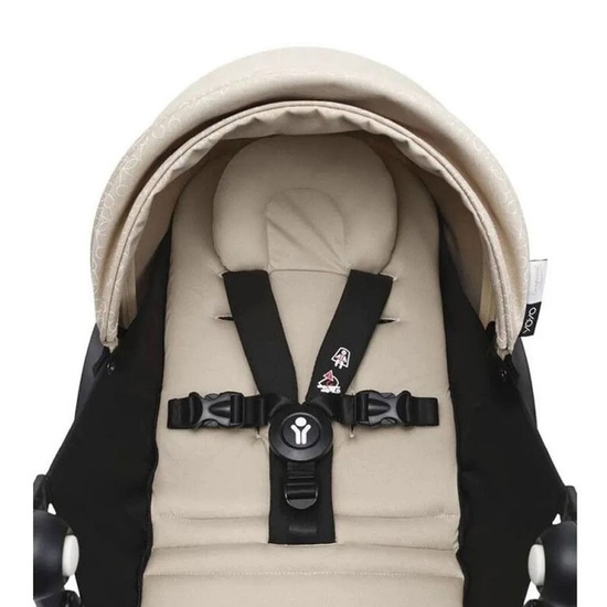 Коляска 2 в 1 Stokke YoYo³ Newborn pack Bonpoint белая рама - 3