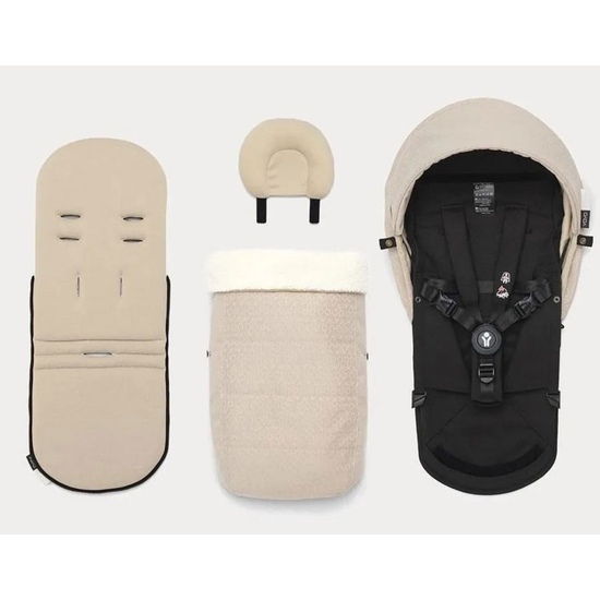 Коляска 2 в 1 Stokke YoYo³ Newborn pack Bonpoint белая рама - 5