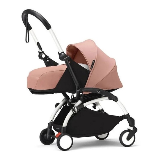 Коляска 2 в 1 Stokke YoYo³ Newborn pack Ginger белая рама - 1