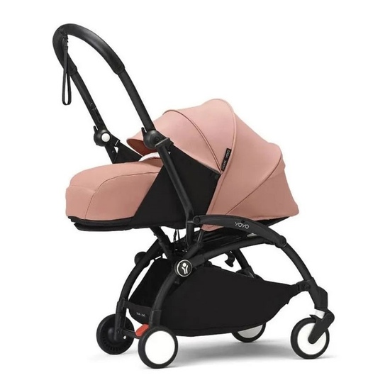 Коляска 2 в 1 Stokke YoYo³ Newborn pack Ginger чёрная рама - 1