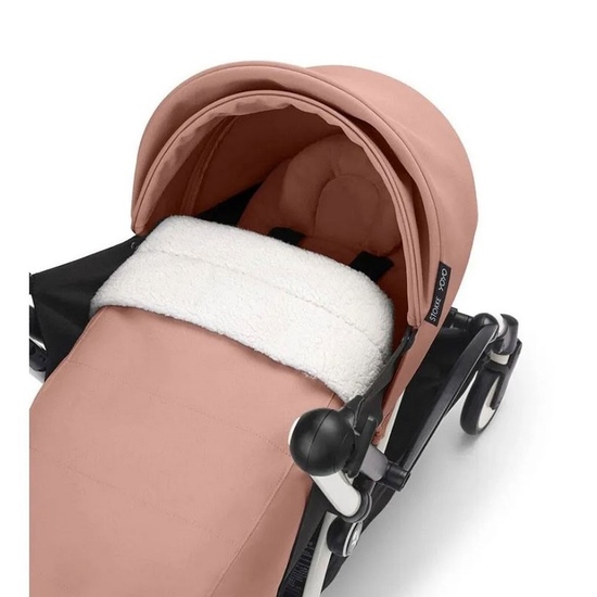 Коляска 2 в 1 Stokke YoYo³ Newborn pack Ginger белая рама - 2