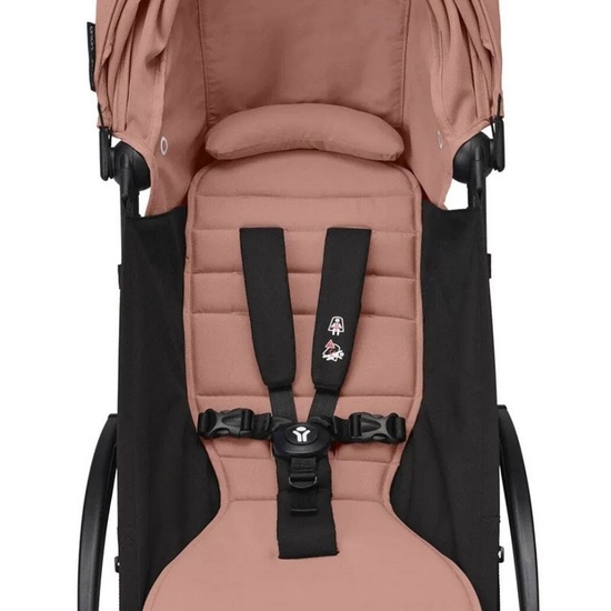 Коляска 2 в 1 Stokke YoYo³ Newborn pack Ginger чёрная рама - 8