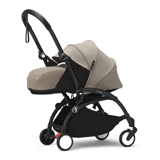 Коляска 2 в 1 Stokke YoYo³ Newborn pack Taupe чёрная рама - 1