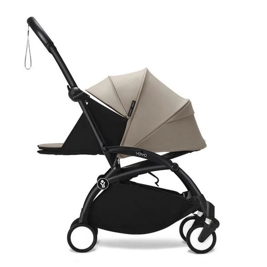 Коляска 2 в 1 Stokke YoYo³ Newborn pack Taupe чёрная рама - 3