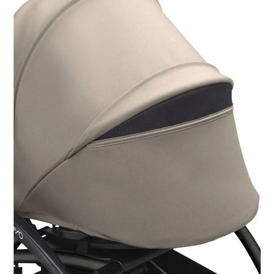 Коляска 2 в 1 Stokke YoYo³ Newborn pack Taupe чёрная рама - 7
