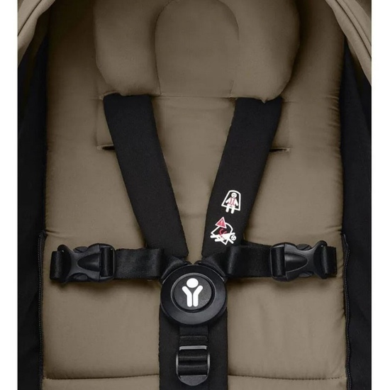 Коляска 2 в 1 Stokke YoYo³ Newborn pack Toffee чёрная рама - 8
