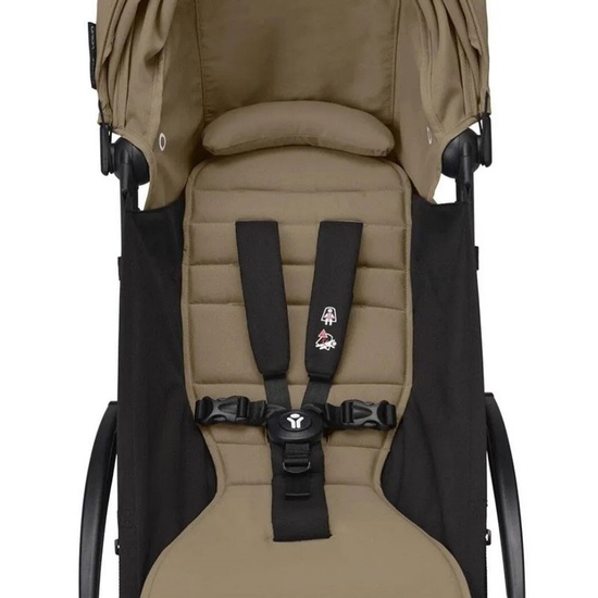 Коляска 2 в 1 Stokke YoYo³ Newborn pack Toffee чёрная рама - 9