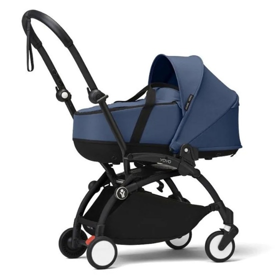 Коляска 2 в 1 Stokke YoYo³ Bassinet Air France чёрная рама - 1