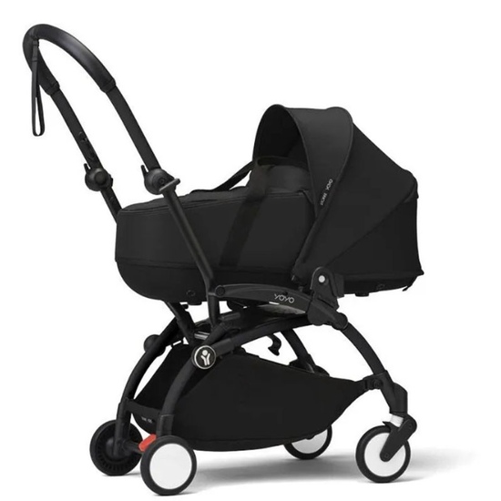 Коляска 2 в 1 Stokke YoYo³ Bassinet Black чёрная рама - 1