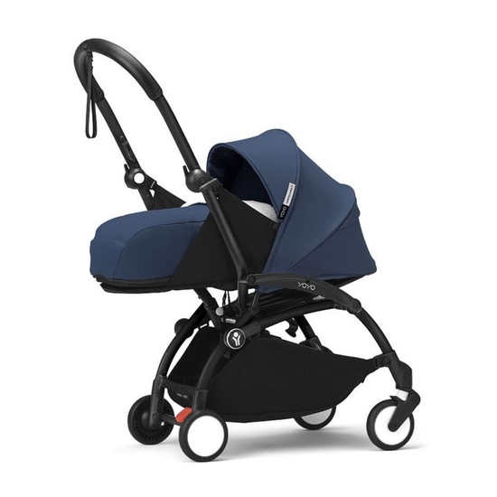 Коляска 2 в 1 Stokke YoYo³ Newborn pack Air France чёрная рама - 2