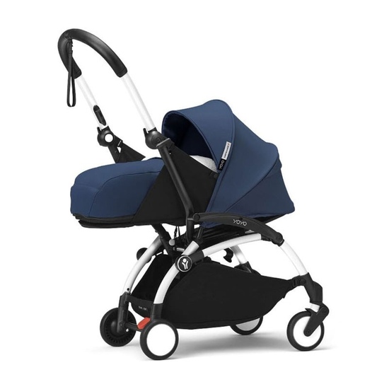 Коляска 2 в 1 Stokke YoYo³ Newborn pack Air France белая рама - 1