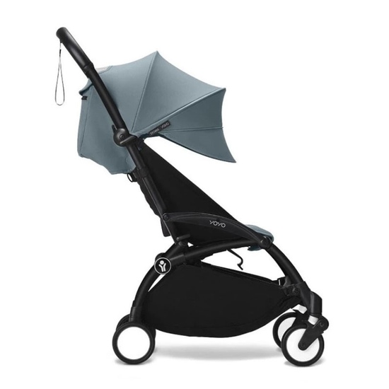 Прогулочная коляска Stokke Yoyo 3 Aqua шасси черный - 3