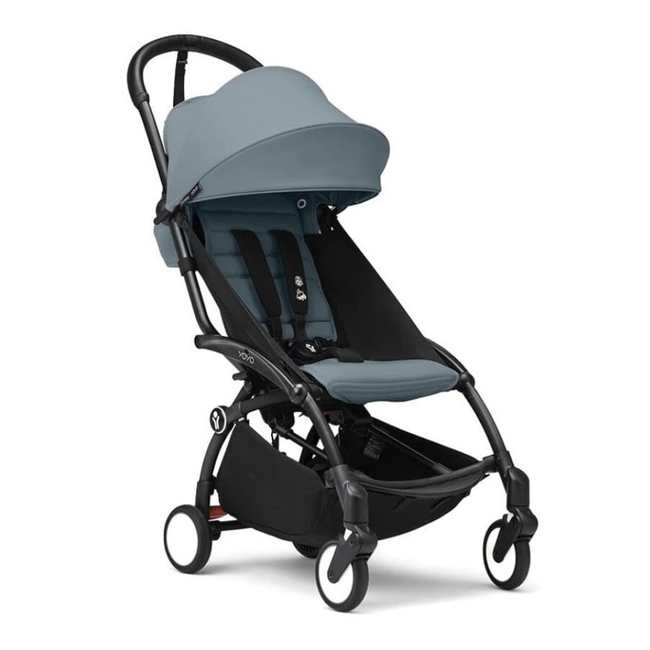 Прогулочная коляска Stokke Yoyo 3 Aqua шасси черный