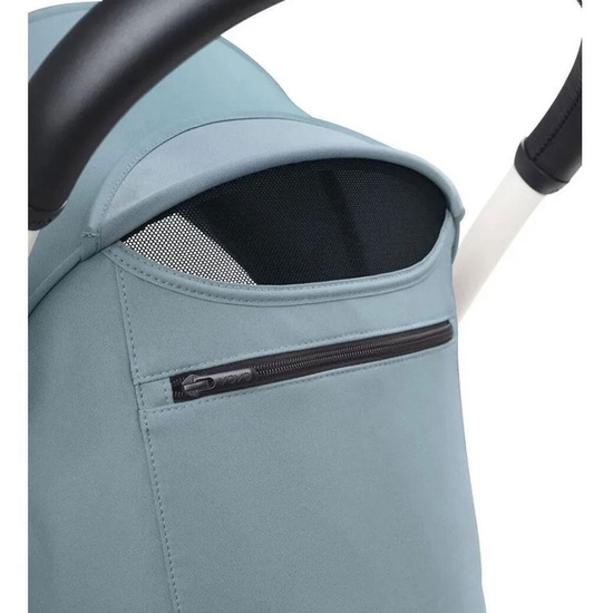 Коляска 2 в 1 Stokke YoYo³ Newborn pack Aqua белая рама - 7