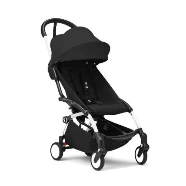 Прогулочная коляска Stokke Yoyo 3 Black шасси белый