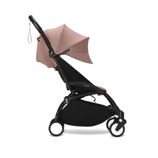Коляска 2 в 1 Stokke YoYo³ Newborn pack Ginger чёрная рама - 12